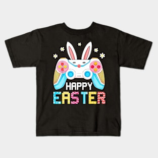 Easter Gamer Bunny Rabbit Video Game Boys Kids Gaming Kids T-Shirt